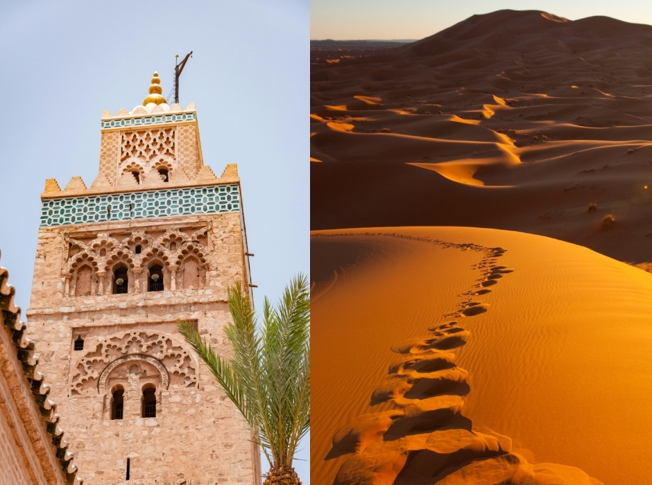 MARRAQUEXE + DESERTO