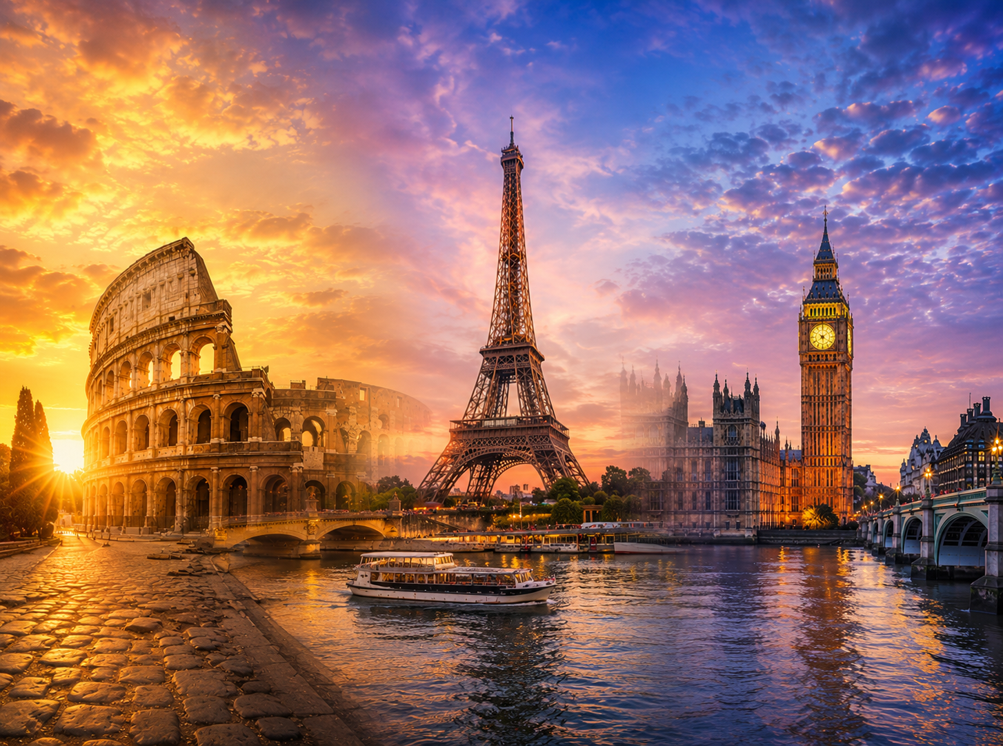 ROMA + PARIS + LONDRES
