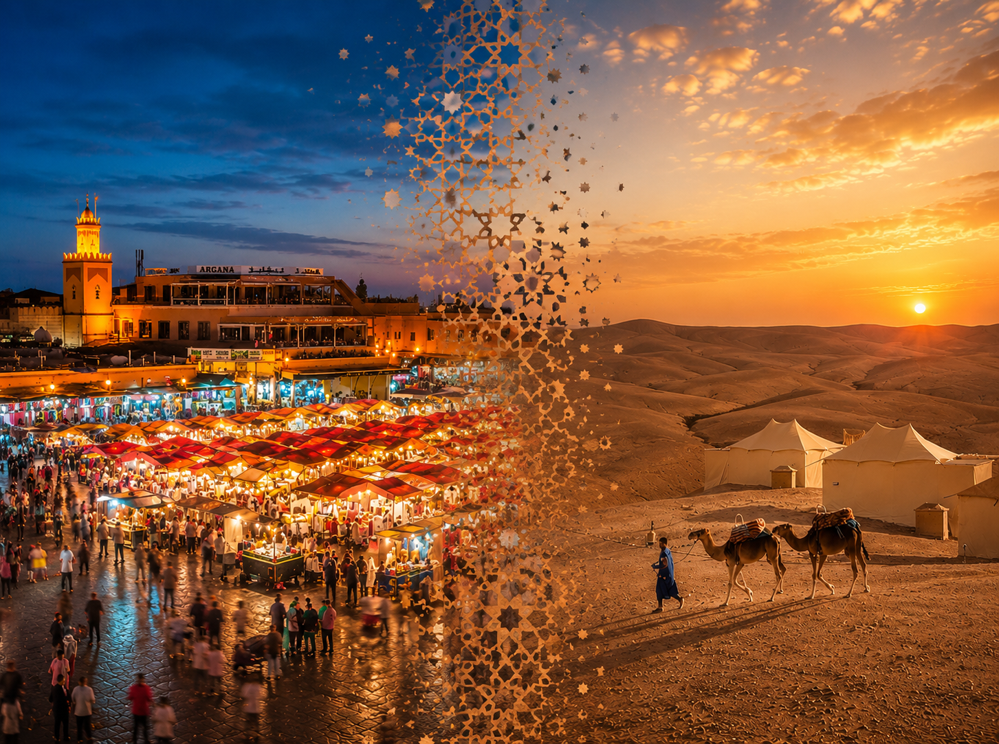 CIRCUITO PRIVADO: MARRAQUEXE + DESERTO AGAFAY