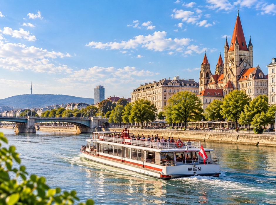 VIENA + PASSEIO DE BARCO PELO DANÚBIO