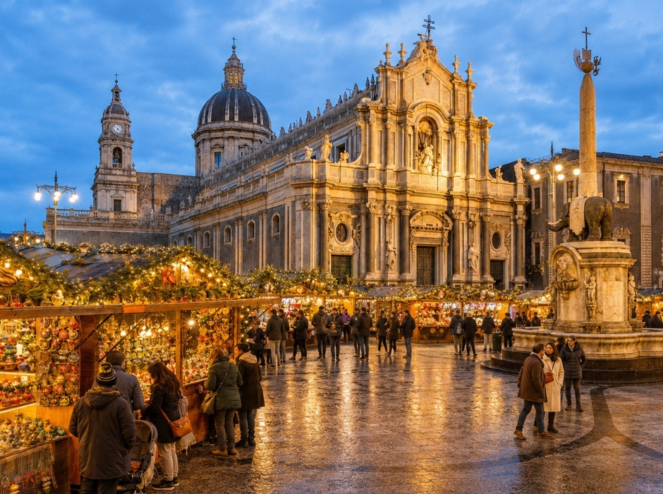CATANIA (ITÁLIA) - MERCADOS DE NATAL