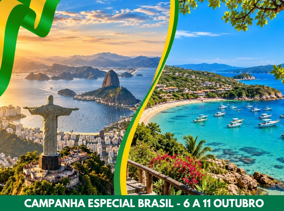 CAMPANHA ESPECIAL BRASIL - RIO DE JANEIRO + BÚZIOS